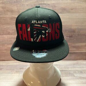 Atlanta Falcons New Era 9Fifty Snapback Black Cap Adjustable Hat 100% Polyester